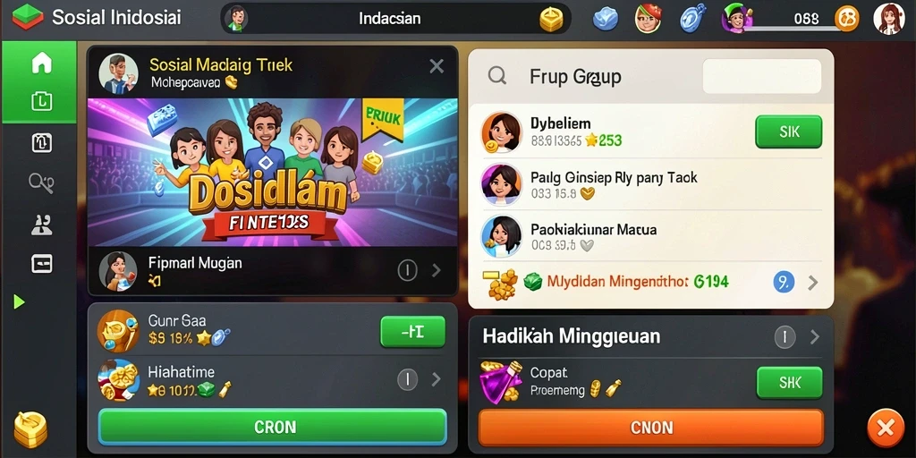 Desain level yang beragam dan penuh warna.