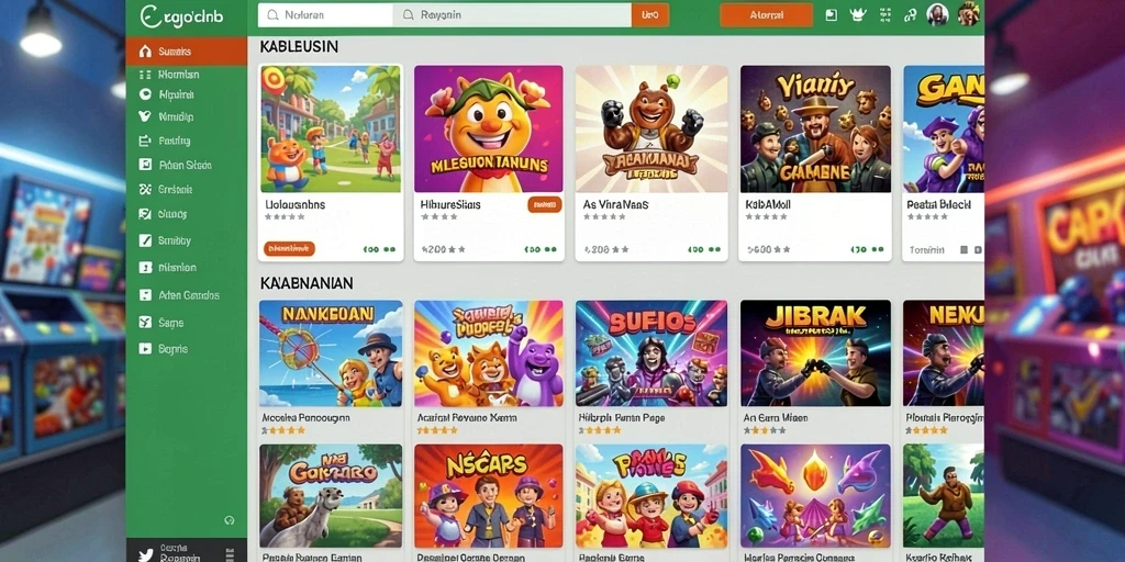 Screenshot memperlihatkan interaksi sosial antar pemain.