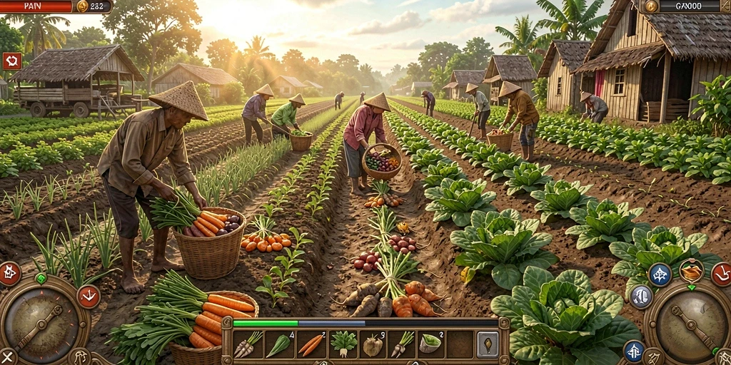 Gameplay yang seru dengan berbagai tantangan menarik.