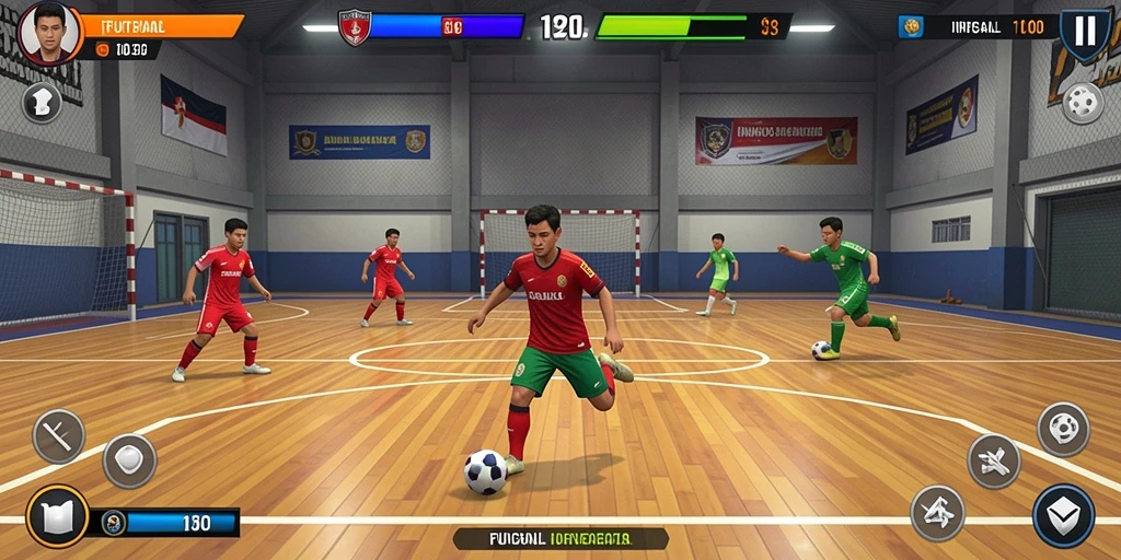 Screenshot menunjukkan grafik yang memukau dari LANGIT99.