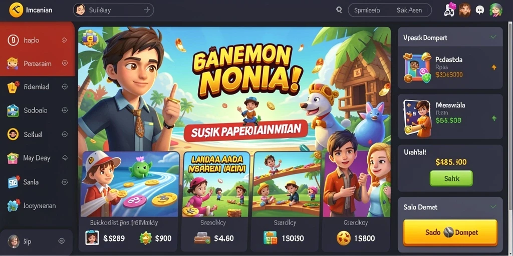 Pemandangan indah dari dunia fantasi.