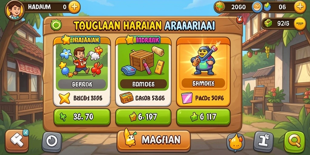 Gameplay yang seru dengan berbagai tantangan.