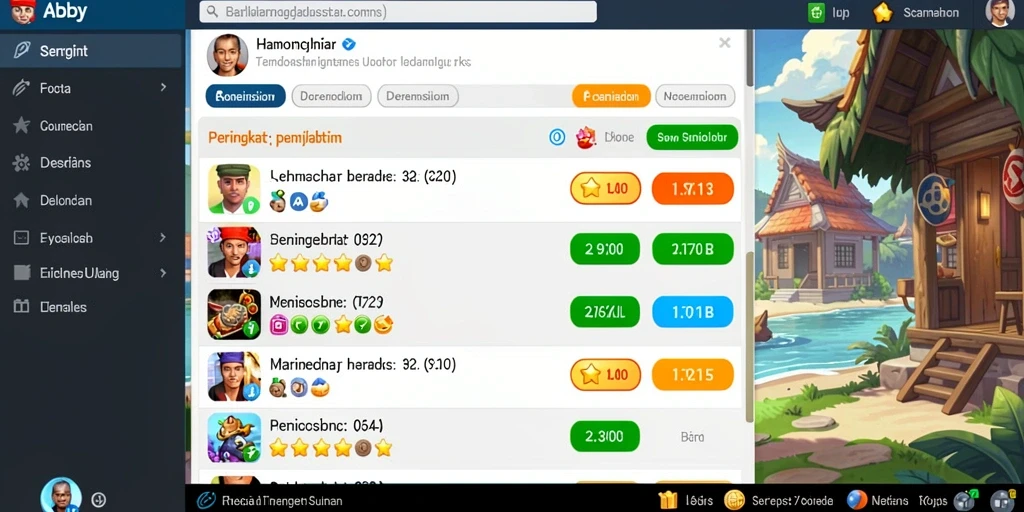 Gameplay yang seru dan penuh tantangan.